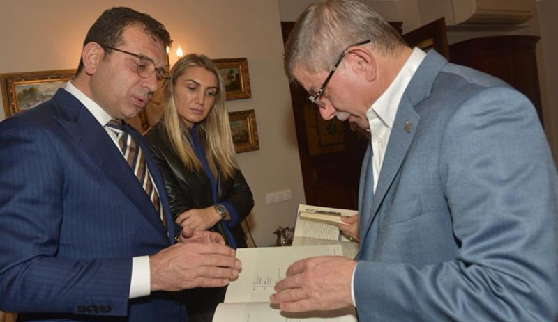 İmamoğlu’ndan Gelecek Partisi lideri Davutoğlu’na ziyaret - Resim : 3