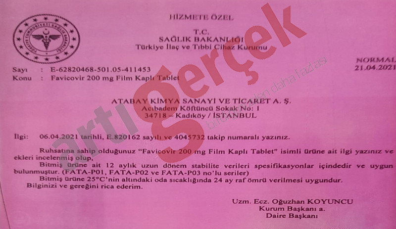 Covid-19 hastasına iki farklı son kullanma tarihi olan ilaç verildi - Resim : 2