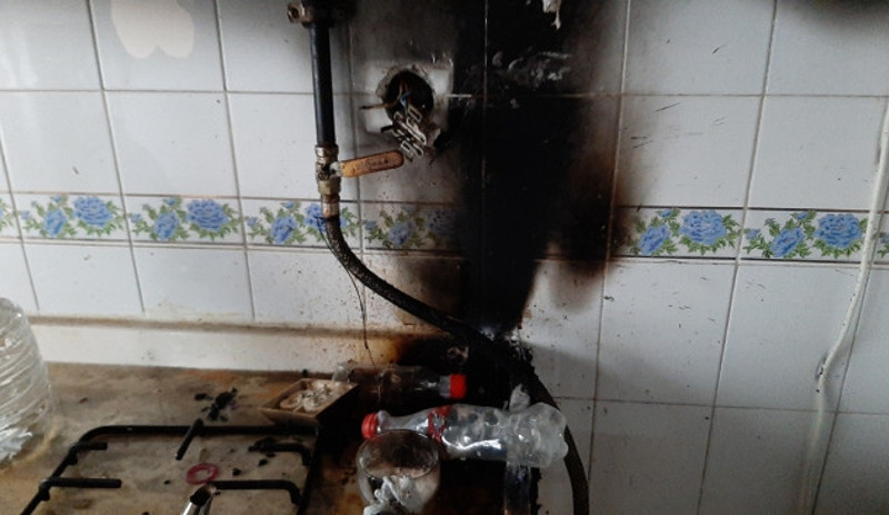 Balıkesir'de doğal gaz patlaması - Resim : 1