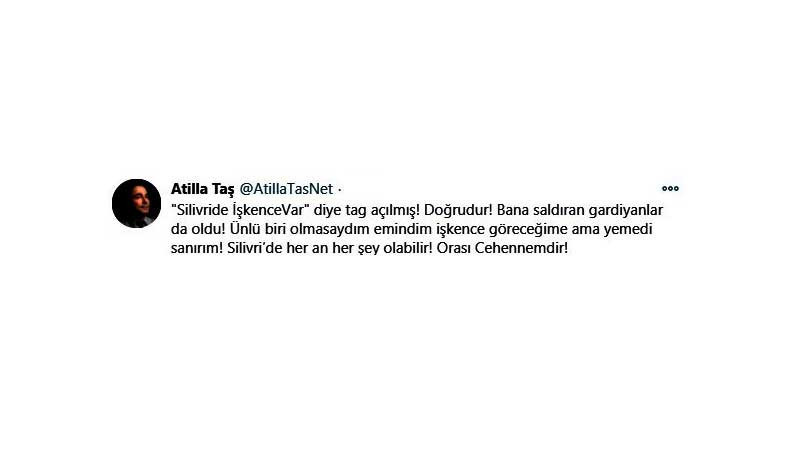 Atilla Taş: Silivri'de işkence var, orası cehennemdir - Resim : 1