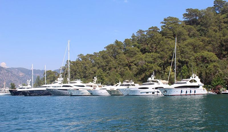 Doğal güzelliğiyle ünlü Göcek koyunda yapılaşma tehdidi - Resim : 1