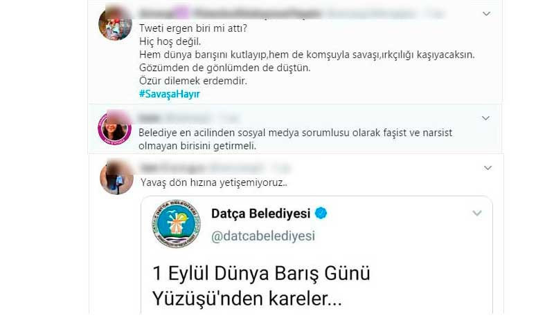 Datça Belediyesi'nin paylaşımı tepki çekti: Faşizmi ne güzel içselleştirmişsiniz! - Resim : 2