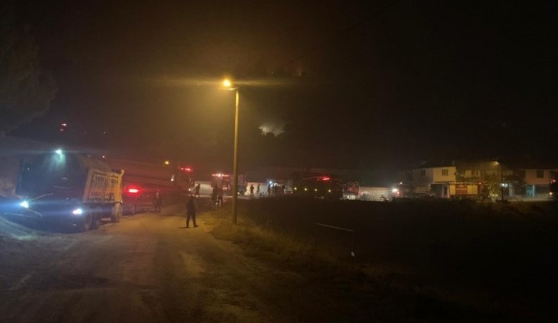 Soma'da yangın: Bir mahalle boşaltıldı - Resim : 1
