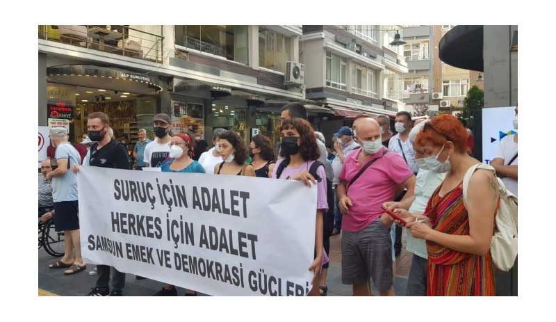 Antalya ve Samsun'da Suruç anması: Bu kanın sorumlusu hükümettir - Resim : 1