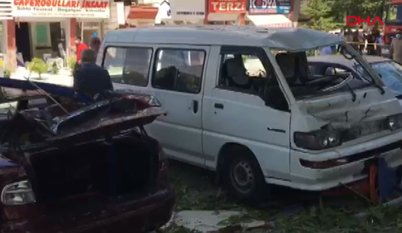 Konya'da bir iş yerinde doğal gaz patlaması! - Resim : 1
