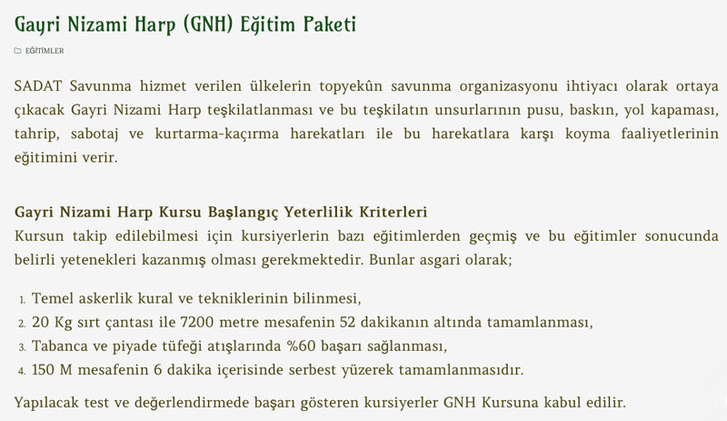 Erdoğan’ın eski danışmanının şirketinde ’suikast tekniği’ ve 'gayri nizami harp' dersleri veriliyor - Resim : 1