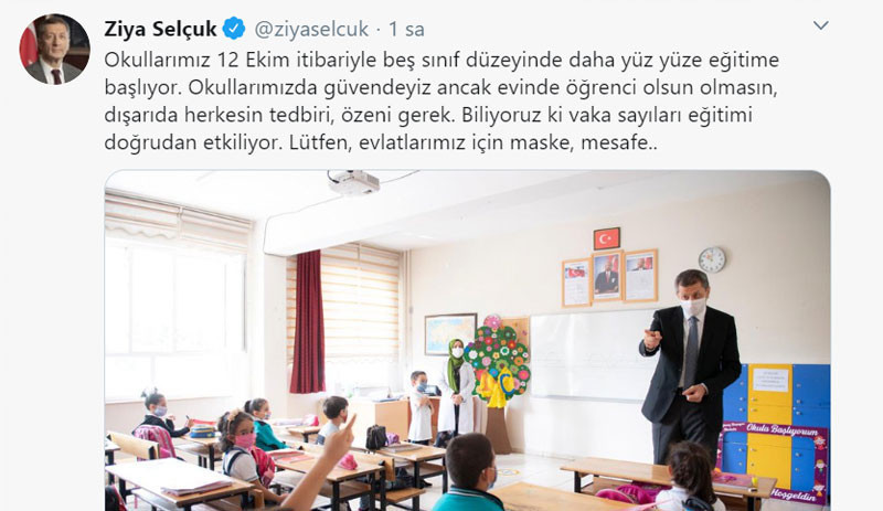 Bakan Selçuk: Vaka sayıları eğitimi doğrudan etkiliyor - Resim : 1