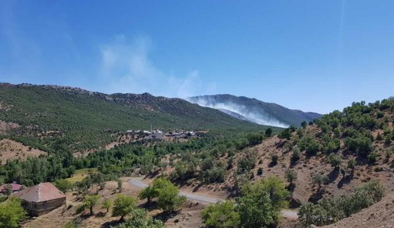 Günlerdir süren yangın Elazığ'ın köylerine ulaştı: 'Gelen amirler ve askerler izleyip çay keyfi yapıyor' - Resim : 1