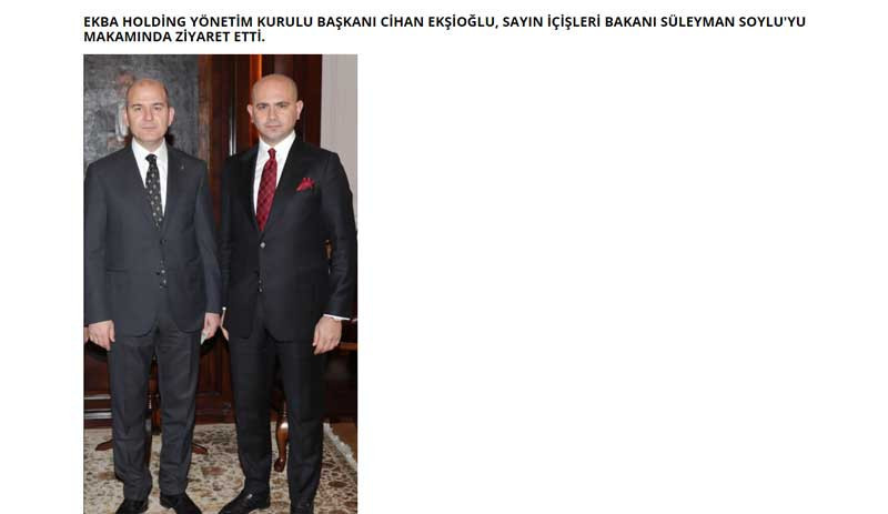 'Devletin tankıyla otelimize girdi' denilen Ekşioğlu, AKP'li bakanlarla birlikte - Resim : 1