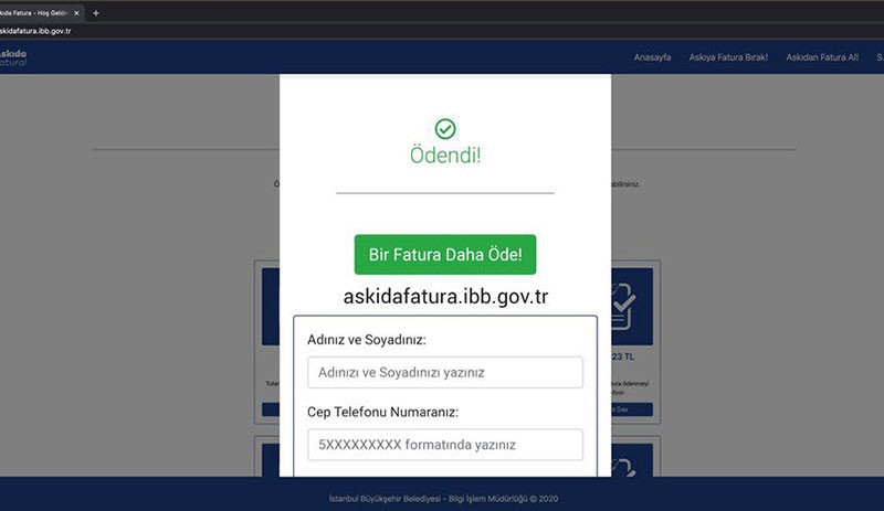 ‘Askıda Fatura’ ile 16 bin 100 ailenin faturası ödendi - Resim : 1