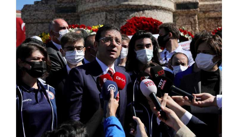 Taksim'deki 19 Mayıs etkinliğinde gerginlik: İmamoğlu, Valilik programına tepki gösterdi - Resim : 1