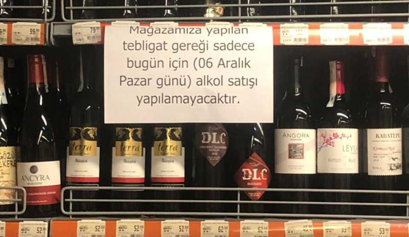 Pandemi gerekçesiyle ilan edilen kısıtlamada marketlere alkol yasağı geldi - Resim : 1