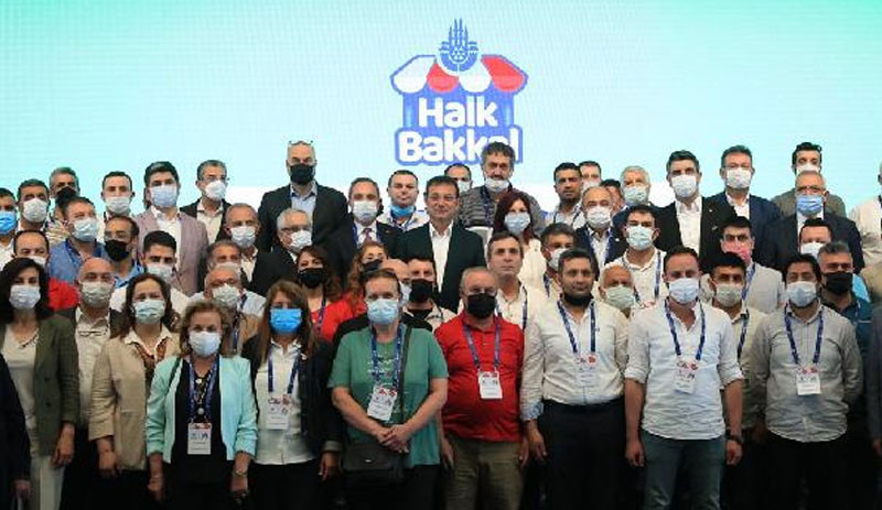 İmamoğlu 'Halk Bakkal' projesini tanıttı: Bir avuç çıkar grubu için değil, 16 milyon İstanbullu için - Resim : 1