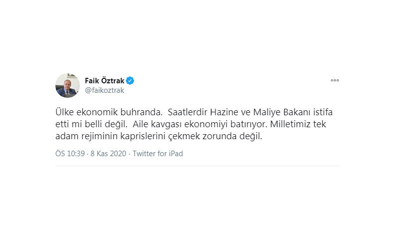 Albayrak'ın istifası böyle karşılandı: Kayınpederini al da git - Resim : 1