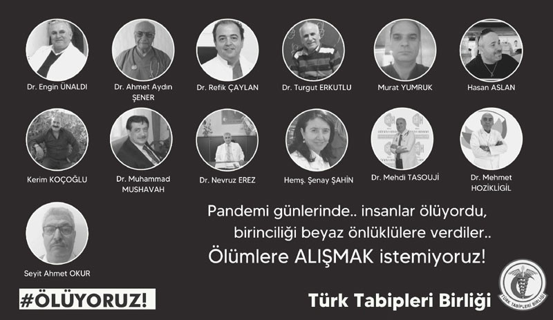 8 günde 13 sağlık çalışanı Covid-19 nedeniyle hayatını kaybetti - Resim : 2