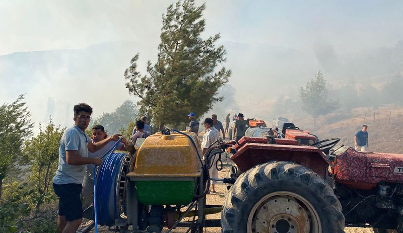 Kaş'ta aynı bölgede üç günde üçüncü yangın - Resim : 1