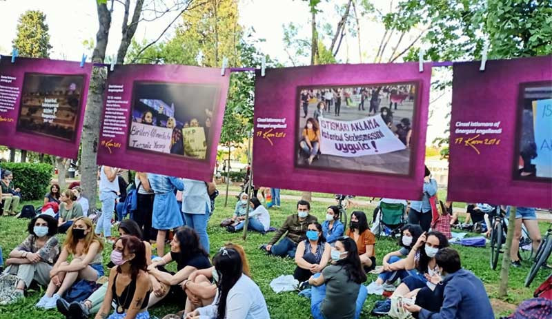 Kadınlar ve LGBTİ+'lar Yoğrutçu Parkı'nda buluştu: Birbirimizden vazgeçmiyoruz - Resim : 1