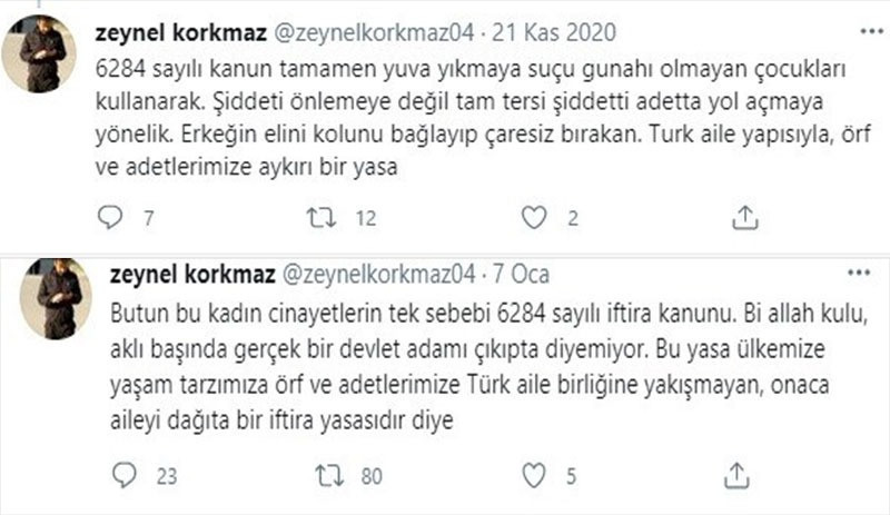 Evli olduğu kadını öldüren erkeğin, 6284 sayılı kanun için 'iftira yasası' dediği ortaya çıktı - Resim : 1