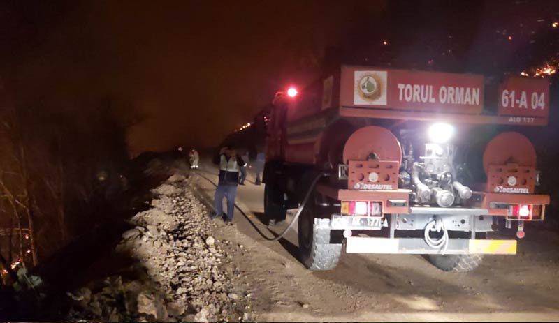 Karadeniz'de 47 noktada yangın: Evler yandı, tarım arazileri zarar gördü - Resim : 2