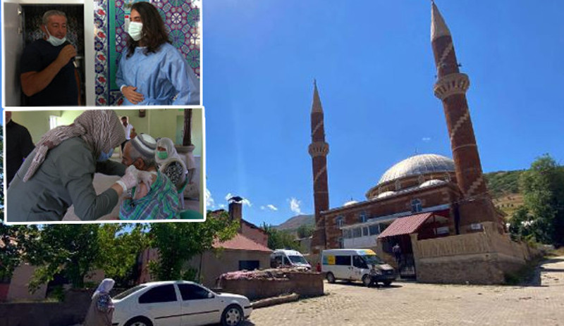 Sağlıkçılar, aşılamanın düşük olduğu kentte camiden Türkçe ve Kürtçe anonsla halkı aşıya çağırdı - Resim : 2