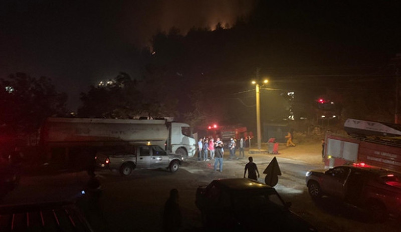 Soma'da yangın: Bir mahalle boşaltıldı - Resim : 2