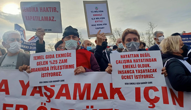 Emekliler: İnsanca yaşam için aylıklarımızın güncellenmesini istiyoruz - Resim : 1
