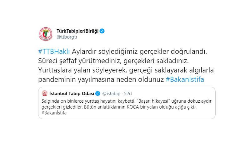 Türkiye, vaka sıralamasında dünyada 3'üncü: Sağlık Bakanına istifa çağrısı - Resim : 1
