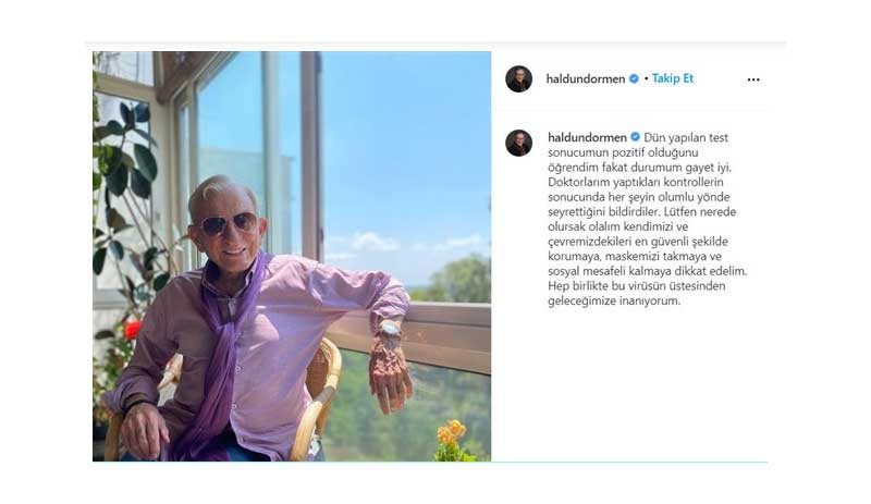 Haldun Dormen Coronavirus'e yakalandı - Resim : 1