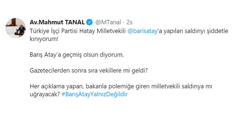 Soylu'nun hedef göstermesinin ardından saldırıya uğrayan Barış Atay'a destek - Resim : 7