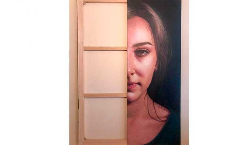 Ressam, kendisinden indirim talep eden koleksiyonere resmin yarısını gönderdi - Resim : 1