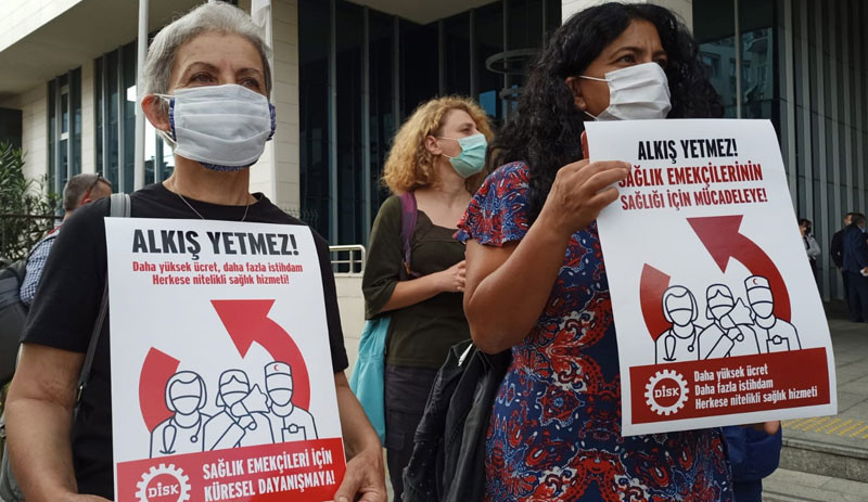 Sağlık emekçileri eylemde: Köle değiliz - Resim : 3