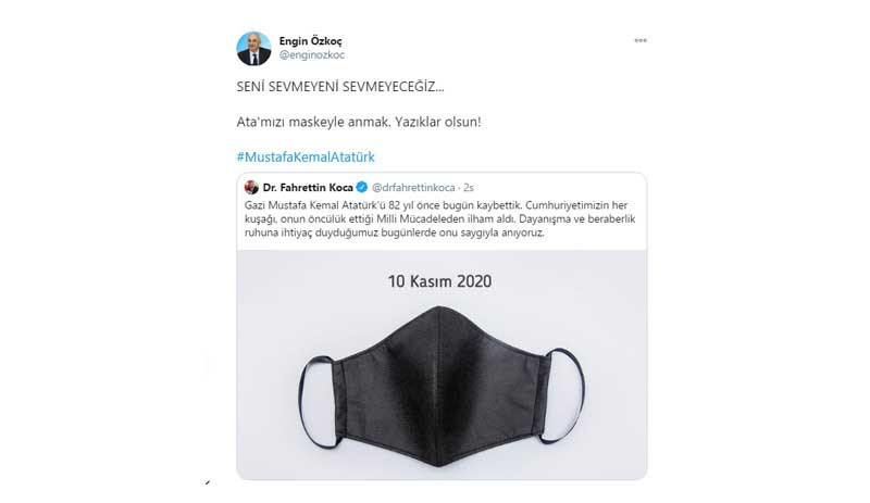 Fahrettin Koca'nın paylaşımına tepki: Yazıklar olsun - Resim : 1