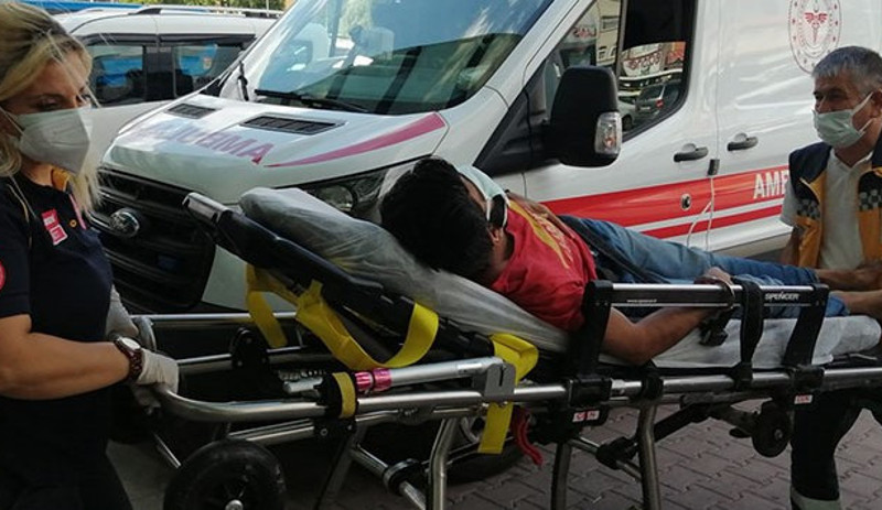Kayseri'de geri gönderilmek istemeyen 16 göçmen, intihar girişiminde bulundu - Resim : 1