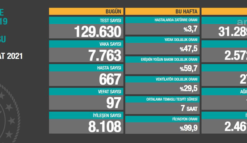 Coronavirus tablosu: 97 kişi daha yaşamını yitirdi - Resim : 1
