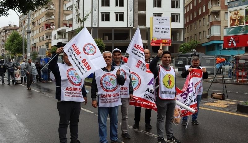 Emekçiler Diyarbakır’dan seslendi: Emek sömürüsünü, işsizliği, KHK’leri, kayyımları reddediyoruz - Resim : 2
