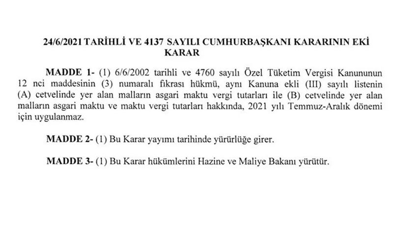 Sigara ve alkollü içkiler için 'ÖTV' kararı - Resim : 1