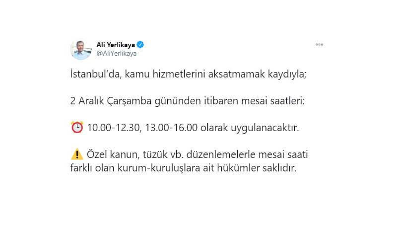 İstanbul'da mesai saatlerine düzenleme - Resim : 1