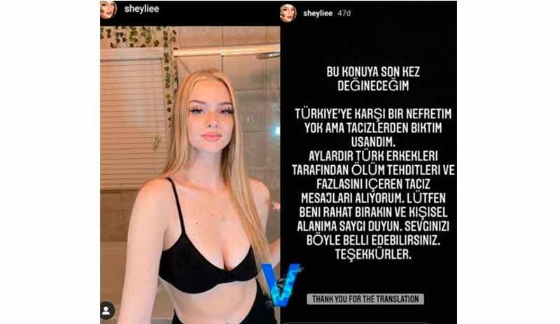 ABD'li Instagram fenomeni: Aylardır Türk erkekleri tarafından tehdit ve taciz mesajları alıyorum - Resim : 1