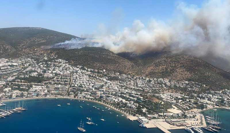 Yangın büyüyor | Bodrum Belediyesi'nden 'trafiğe çıkmayın' çağrısı - Resim : 2