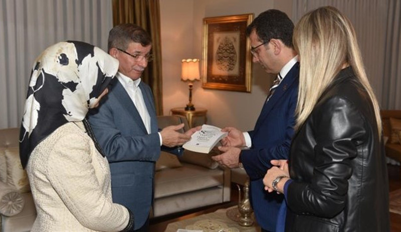 İmamoğlu’ndan Gelecek Partisi lideri Davutoğlu’na ziyaret - Resim : 2