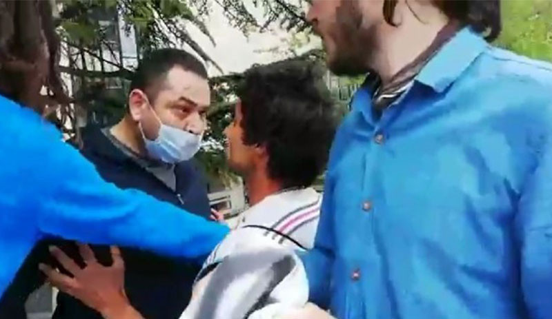 1 Mayıs pankartı asmak isteyen ODTÜ’lülere saldırı - Resim : 1