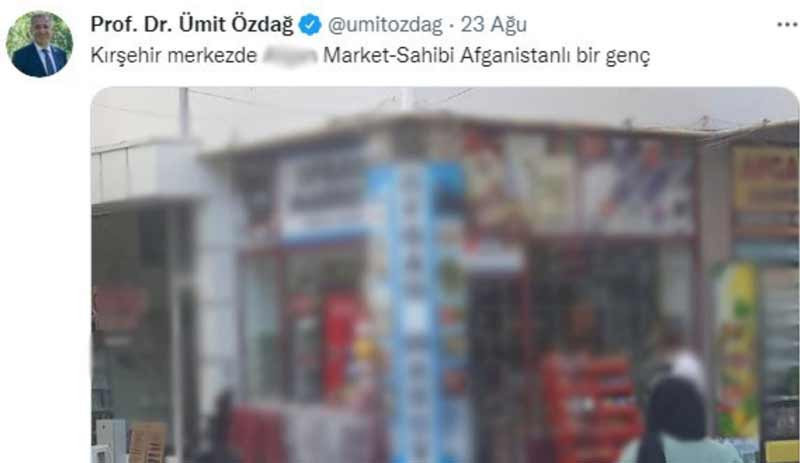 Ümit Özdağ'ın hedef gösterdiği Afgan genç, marketinin ismini değiştirmek zorunda kaldı - Resim : 1