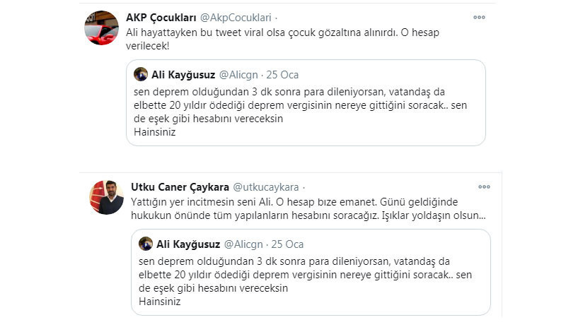 İzmir'de hayatını kaybeden Ali Çağın Kaygusuz'un 'deprem vergileri nerede' sorusu gündem oldu - Resim : 1