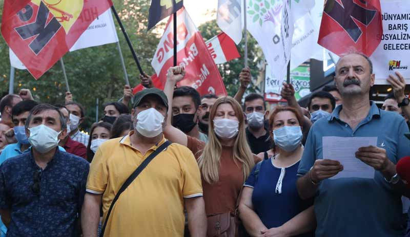 Emek ve Demokrasi Güçleri’nin açıklamasına polis engeli - Resim : 1
