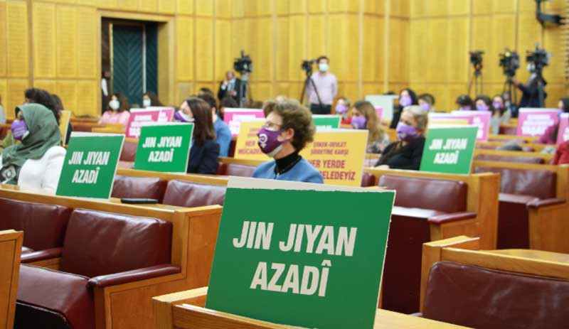 HDP, 25 Kasım öncesi Meclis'ten seslendi: Birlikte mücadele edelim - Resim : 1