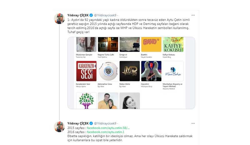 MHP'den bir 'üç hilal dövmesi' açıklaması daha: Failin HDP gönderilerini beğendiği iddia edildi - Resim : 1