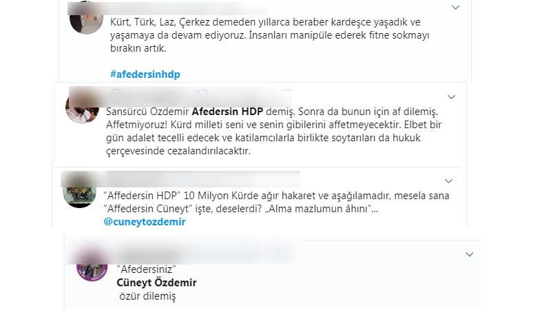 Cüneyt Özdemir'in 'Afedersin HDP' sözlerine tepki - Resim : 1