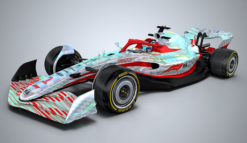 Formula 1, 2022 araçlarının ilk gerçek görüntüsünü yayınladı - Resim : 1