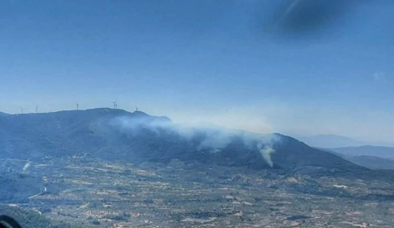 İzmir'de orman yangını - Resim : 2