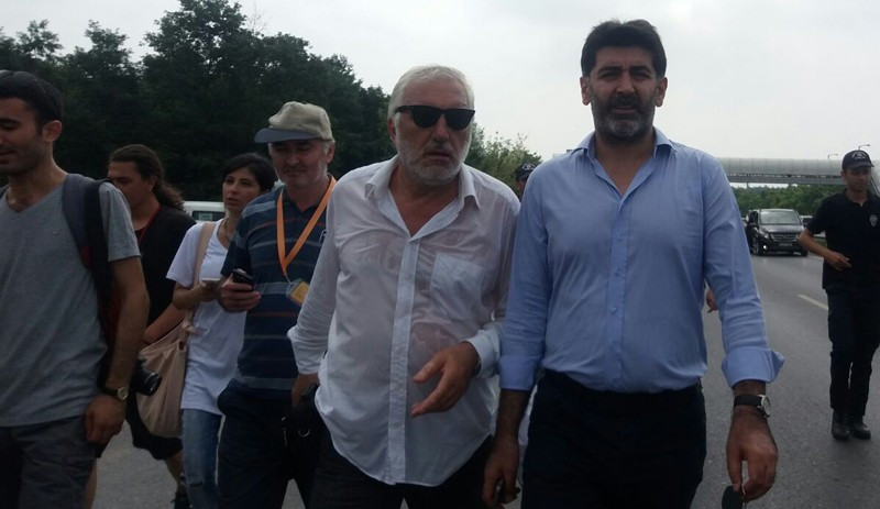 HDP heyeti 'Adalet Yürüyüşü'nde - Resim : 4